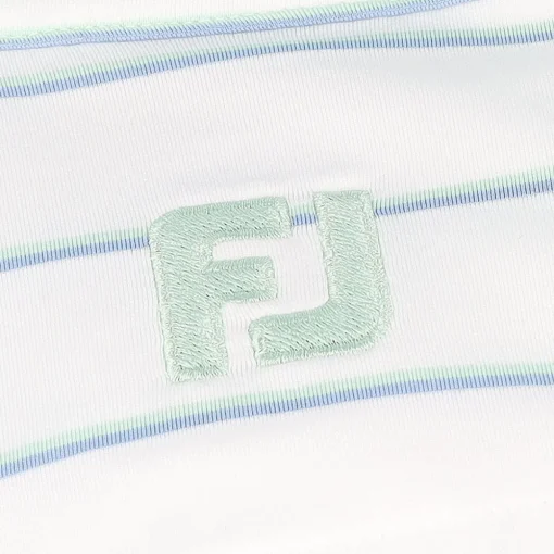 FootJoy Classic Stripe Lisle Shirt Polo Short Sleeve Golf Apparel
