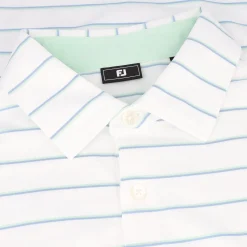 FootJoy Classic Stripe Lisle Shirt Polo Short Sleeve Golf Apparel