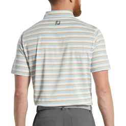 FootJoy Club Stripe Lisle Previous Season Apparel Style Shirt Polo Short Sleeve Golf Apparel