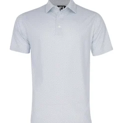 FootJoy Dot Geo Print Lisle Shirt Polo Short Sleeve Golf Apparel