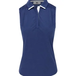 FootJoy Dot Print Sleeveless Previous Season Apparel Style Shirt Polo Short Sleeve Golf Apparel