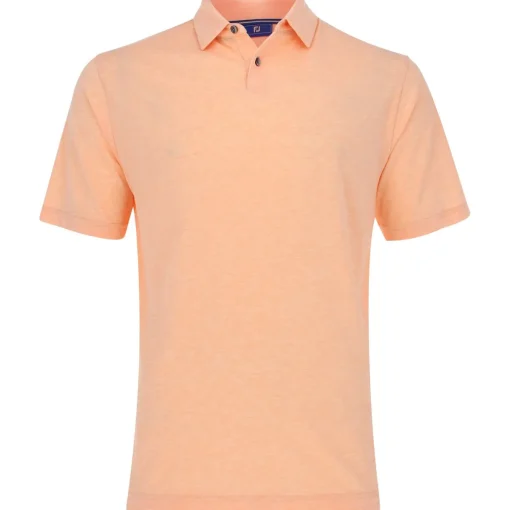 FootJoy Dri-Release Heather Jersey Shirt Polo Short Sleeve Golf Apparel