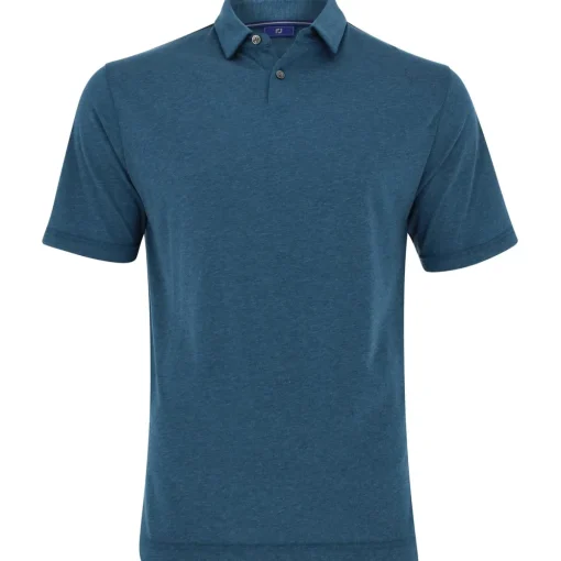 FootJoy Dri-Release Heather Jersey Shirt Polo Short Sleeve Golf Apparel