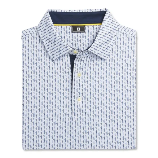 FootJoy Figure Lisle Shirt Polo Short Sleeve Golf Apparel