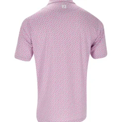 FootJoy Floral Sketch Lisle Shirt Polo Short Sleeve Golf Apparel
