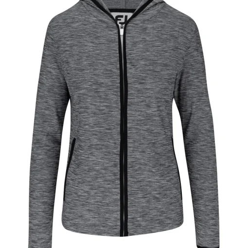 FootJoy Full Zip Space Dye Hoodie Previous Season Apparel Style Outerwear Jacket Golf Apparel