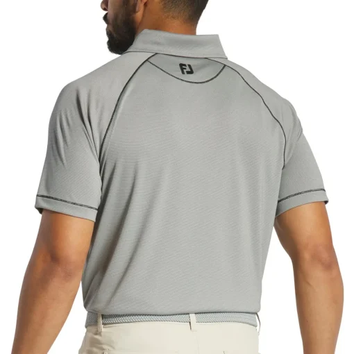 FootJoy Geo Jacquard Previous Season Apparel Style Shirt Polo Short Sleeve Golf Apparel