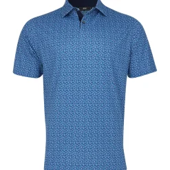 FootJoy Geometry Print Previous Season Apparel Style Shirt Polo Short Sleeve Golf Apparel