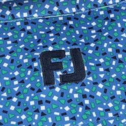 FootJoy Geometry Print Previous Season Apparel Style Shirt Polo Short Sleeve Golf Apparel