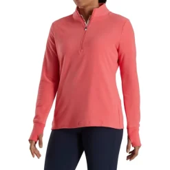 FootJoy Half Zip Fleece Midlayer Previous Season Apparel Style Outerwear Pullover Golf Apparel