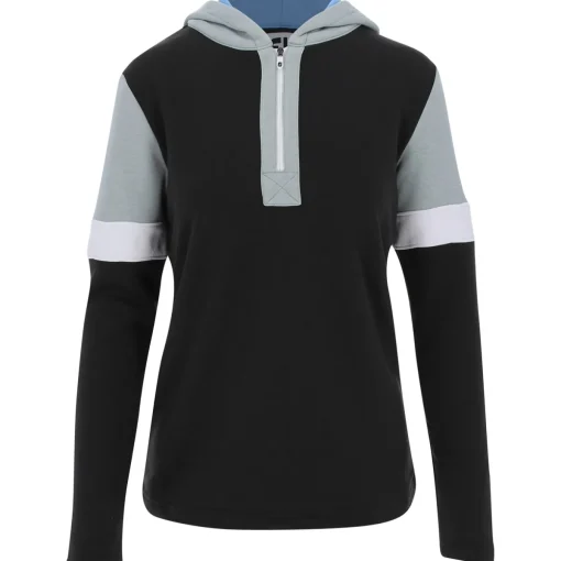 FootJoy Half-Zip Blocked Hoodie Previous Season Apparel Style Outerwear Pullover Golf Apparel