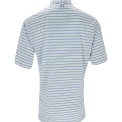 FootJoy Heather Stripe Lisle Shirt Polo Short Sleeve Golf Apparel