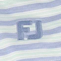 FootJoy Heather Stripe Lisle Shirt Polo Short Sleeve Golf Apparel