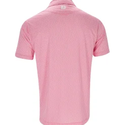 FootJoy Houndstooth Geo Lisle Shirt Polo Short Sleeve Golf Apparel