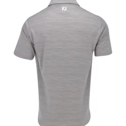 FootJoy Jacquard Wave Self Collar Previous Season Apparel Style Shirt Polo Short Sleeve Golf Apparel