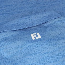 FootJoy Jacquard Wave Self Collar Previous Season Apparel Style Shirt Polo Short Sleeve Golf Apparel