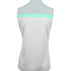 FootJoy Lisle Sleeveless Zip Previous Season Apparel Style Shirt Polo Short Sleeve Golf Apparel