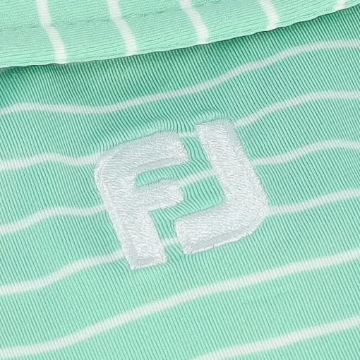 FootJoy L/S Pin Stripe Sun Protection Previous Season Apparel Style Shirt Polo Long Sleeve Golf Apparel