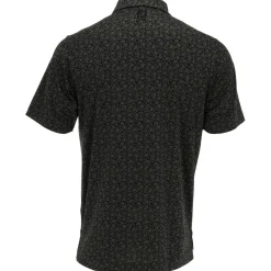 FootJoy Painted Floral Lisle Self Collar Previous Season Apparel Style Shirt Polo Short Sleeve Golf Apparel
