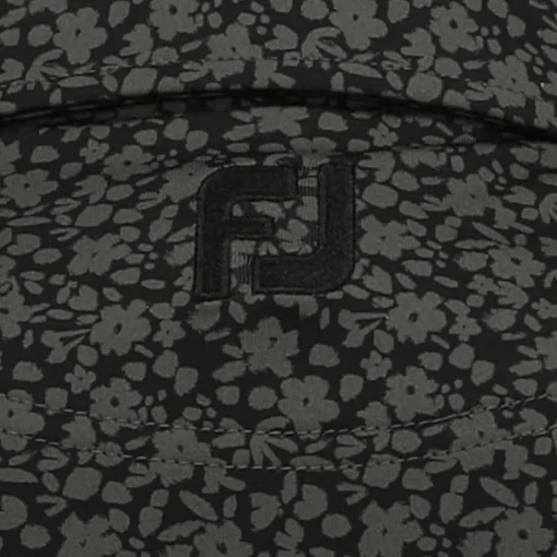 FootJoy Painted Floral Lisle Self Collar Previous Season Apparel Style Shirt Polo Short Sleeve Golf Apparel
