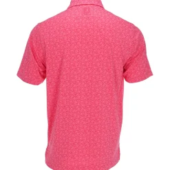 FootJoy Painted Floral Lisle Self Collar Previous Season Apparel Style Shirt Polo Short Sleeve Golf Apparel