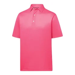 FootJoy Performance Stretch Pique Solid Self Collar Previous Season Apparel Style Shirt Polo Short Sleeve Golf Apparel