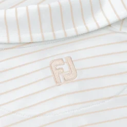 FootJoy Pin Stripe Sun Protection Previous Season Apparel Style Shirt Polo Long Sleeve Golf Apparel