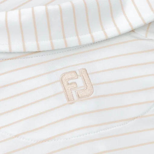FootJoy Pin Stripe Sun Protection Previous Season Apparel Style Shirt Polo Long Sleeve Golf Apparel