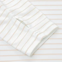 FootJoy Pin Stripe Sun Protection Previous Season Apparel Style Shirt Polo Long Sleeve Golf Apparel