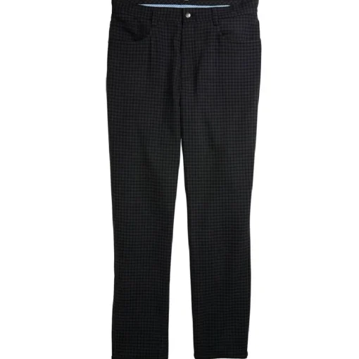 FootJoy 5-Pocket Plaid Previous Season Apparel Style Pants Flat Front Golf Apparel