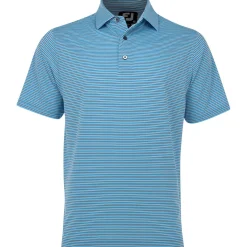 FootJoy ProDry Performance Stretch Lisle Pinstripe Previous Season Apparel Style Shirt Polo Short Sleeve Golf Apparel