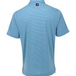 FootJoy ProDry Performance Stretch Lisle Pinstripe Previous Season Apparel Style Shirt Polo Short Sleeve Golf Apparel