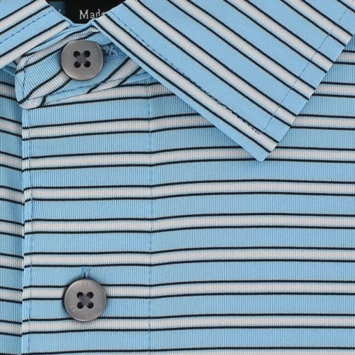FootJoy ProDry Performance Stretch Lisle Pinstripe Previous Season Apparel Style Shirt Polo Short Sleeve Golf Apparel