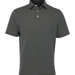 FootJoy ProDry Performance Stretch Lisle Pinstripe Previous Season Apparel Style Shirt Polo Short Sleeve Golf Apparel