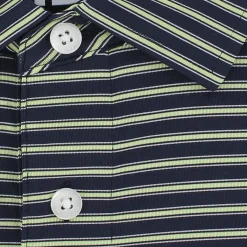 FootJoy ProDry Performance Stretch Lisle Pinstripe Previous Season Apparel Style Shirt Polo Short Sleeve Golf Apparel