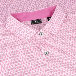 FootJoy Salamander Print Previous Season Apparel Style Shirt Polo Short Sleeve Golf Apparel