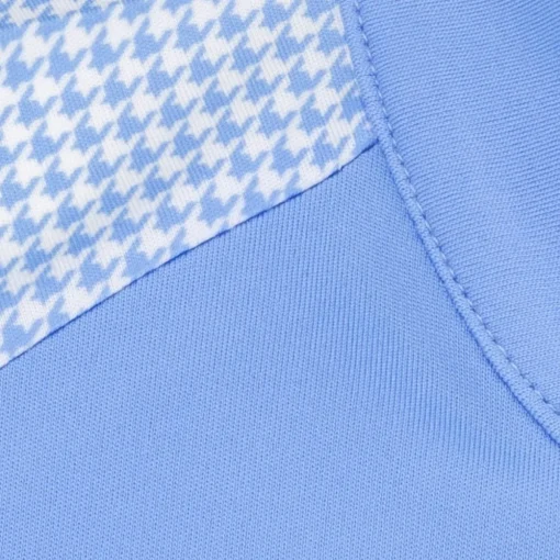 FootJoy Sleeveless 1/4 Zip Houndstooth Trim Previous Season Apparel Style Shirt Polo Short Sleeve Golf Apparel