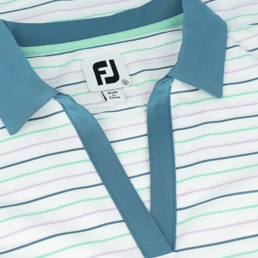 FootJoy Sleeveless Stripe Tank Previous Season Apparel Style Shirt Polo Short Sleeve Golf Apparel