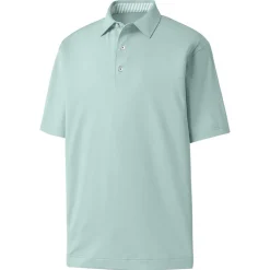 FootJoy Solid Lisle Self Collar Previous Season Apparel Style Shirt Polo Short Sleeve Golf Apparel