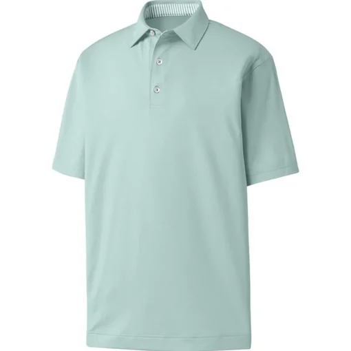 FootJoy Solid Lisle Self Collar Previous Season Apparel Style Shirt Polo Short Sleeve Golf Apparel