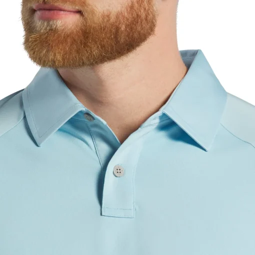 FootJoy Texture Mix Solid Previous Season Apparel Style Shirt Polo Short Sleeve Golf Apparel
