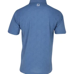 FootJoy Texture Print With Trim Stretch Pique Self Collar Previous Season Apparel Style Shirt Polo Short Sleeve Golf Apparel