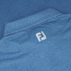 FootJoy Texture Print With Trim Stretch Pique Self Collar Previous Season Apparel Style Shirt Polo Short Sleeve Golf Apparel
