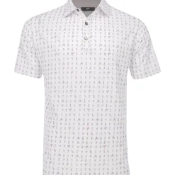FootJoy The 19th Hole Lisle Self Collar Previous Season Apparel Style Shirt Polo Short Sleeve Golf Apparel