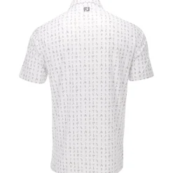 FootJoy The 19th Hole Lisle Self Collar Previous Season Apparel Style Shirt Polo Short Sleeve Golf Apparel