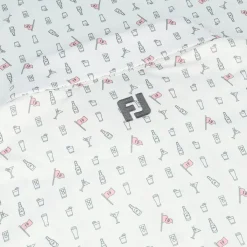 FootJoy The 19th Hole Lisle Self Collar Previous Season Apparel Style Shirt Polo Short Sleeve Golf Apparel