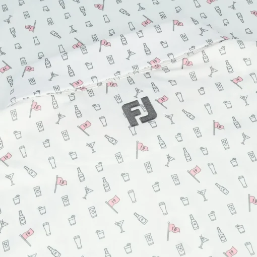 FootJoy The 19th Hole Lisle Self Collar Previous Season Apparel Style Shirt Polo Short Sleeve Golf Apparel