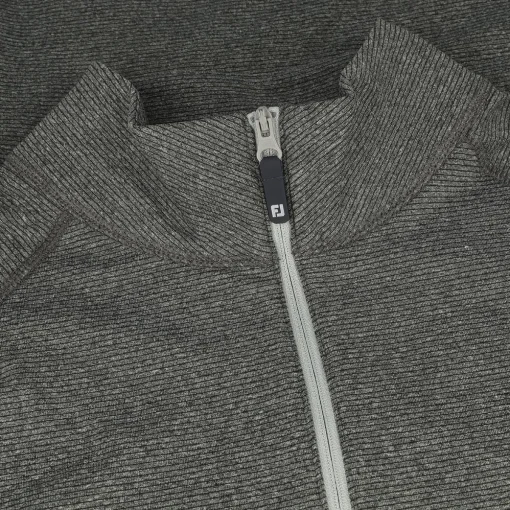 FootJoy ThermoSeries Heather Brushed Back Midlayer Outerwear Pullover Golf Apparel