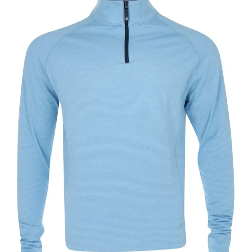 FootJoy ThermoSeries Heather Brushed Back Midlayer Outerwear Pullover Golf Apparel