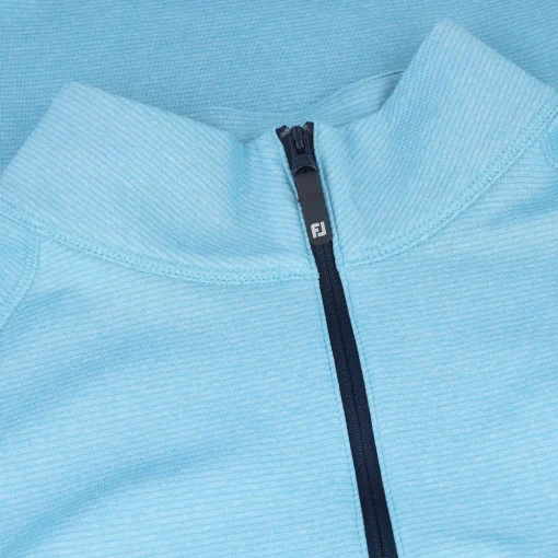 FootJoy ThermoSeries Heather Brushed Back Midlayer Outerwear Pullover Golf Apparel